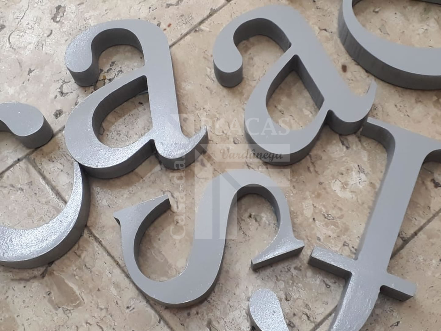 Comunicação Visual Letras caixa PVC Expandido