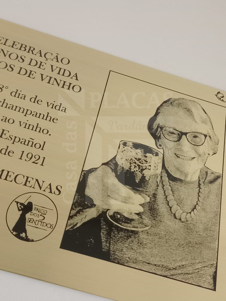 Placa Homenagem