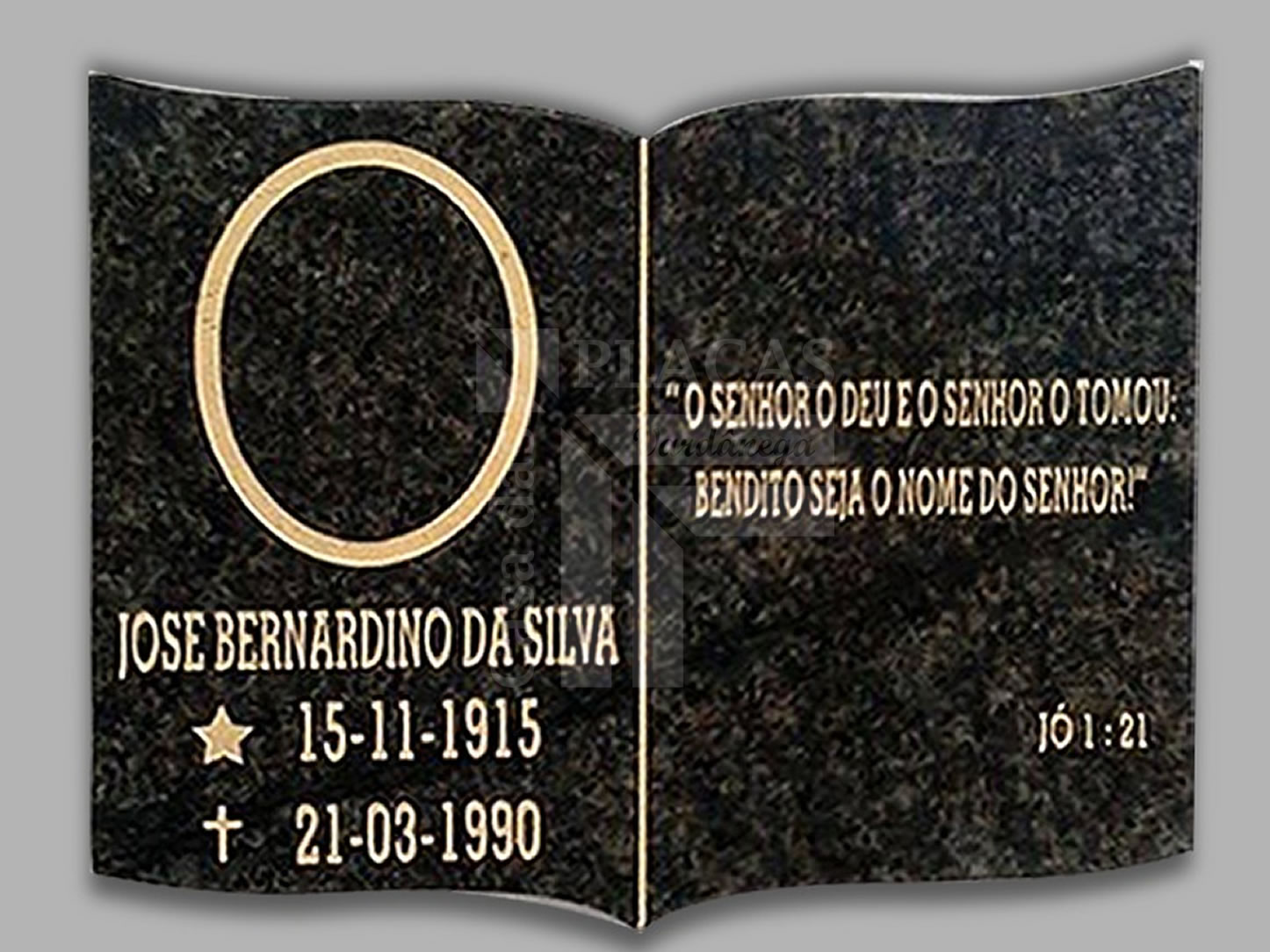 Placa Póstumas em Mármore ou Granito